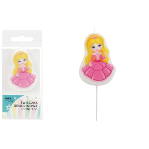 Świeczka urodzinowa PRINCESS RAVI